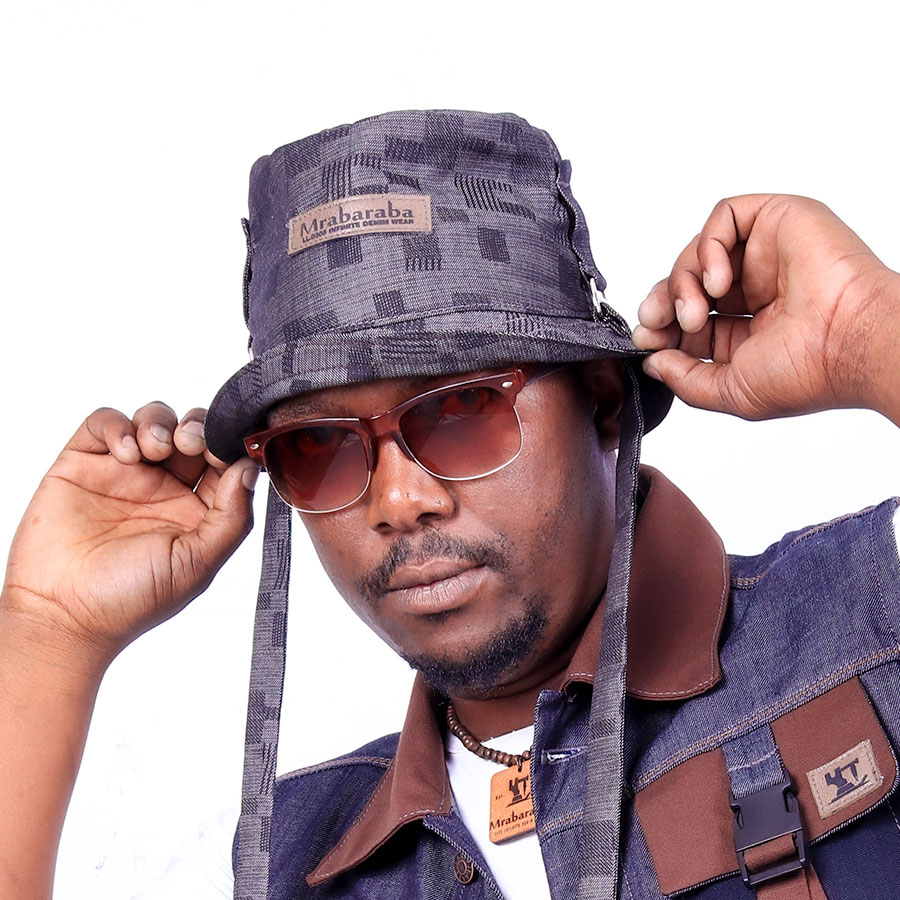 1 PLY Bucket Hat - Mrabaraba Denim 1 PLY Bucket Hat - Mrabaraba Denim