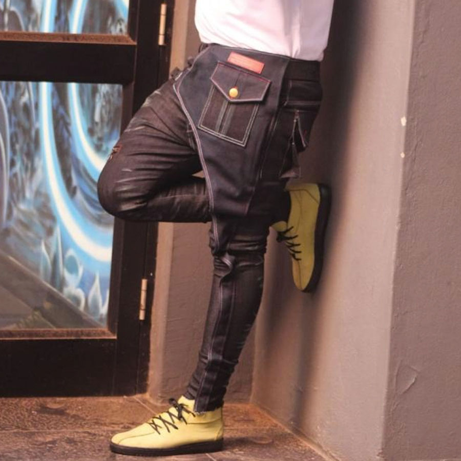 Mrabaraba Denim Cobra Jean Mrabaraba Denim Cobra Jean